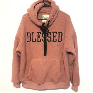 Pink Soft Hoodie Blessed